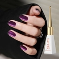 Deep purple cat-eye gel nail polish in 10ml bottle with professional salon finish - Light Strip Cat Eye Liquid