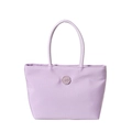 Sac seau chic en nylon violet avec logo M circulaire pour femme style décontracté - Violet