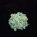 Natural green crystal gravel stone for aquarium decor and healing meditation - 100 g / Green Aventurine