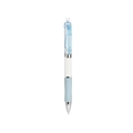 Morandi retractable ballpoint pen in light blue and white with soft rubber grip - 0.5mm / Moonlight Blue