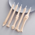 Set of 5 creative bone-shaped ballpoint pens with realistic medical anatomical design - 1 Pack of 5 Pcs (Mixed Styles)