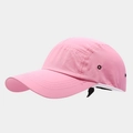 Pink quick-dry baseball cap with breathable side eyelets and reinforced stitching - Pink
