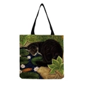 Stile Pittura a Olio Gatto Stagno di Loti (hm2873)