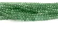 Perles rondes en pierre naturelle verte pour la création de bijoux DIY et bracelets - 4mm (environ 90 pcs) / Aventurine Vert Clair