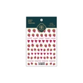Adesivi per unghie con motivi di lamponi e cuori rossi, stile nail art TS-1524 - Stile Lampone Piatto Ultrasottile (TS-1524)