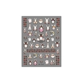 Japanse stijl konijn magie reliëf zelfklevende nagelstickers DP-107F voor nail art - DP-107F-Nieuwe Reliëfstijl