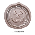 Stampo per torta a forma di zucca antiaderente in acciaio inox finitura oro rosa 135mm - Zucca / 135x135mm