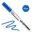 Blauwe verfstift op oliebasis voor metalen oppervlakken en autoreparaties met fijne punt - Blauw