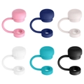Cubiertas de silicona para pajitas con diseño de flores en seis colores para 10mm - Color Personalizado