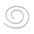 Gepolijste roestvrijstalen tarweketting ketting met karabijnsluiting in spiraalvorm - 500mm x 3mm (KN114903-Z)