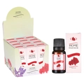 Water-soluble rose essential oil set for humidifiers, including twelve 10ml glass bottles - Rose