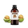 Organic cold pressed walnut oil in 100ml dark glass bottle for hair and skin care - Walnut Oil 100ml