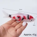 Realistic 11cm PVC koi fish keychain in white and red finish, weighs 41g - 11cm / Model Style / Red Black Silver Variegated