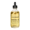 CHAMOMILE OIL 120ml hair and body care bottle with natural dried chamomile flowers - Chamomile Oil