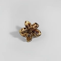Classic tortoiseshell flower hair claw clip with elegant leopard pattern for women - Frangipani Hair Clip / 4x3.6x2.6CM / Amber Leopard