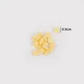 Breloques en résine étoile jaune clair pour le nail art DIY et l'artisanat - 0.9cm (1 Pièce) / Light jaune
