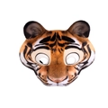 Plüschige Tiger-Tiermaske aus EVA für Kinder Halloween Cosplay und Party-Kostüme - Einheitsgröße / EVA Cartoon Tiger Maske