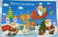Christmas theme 30-piece wooden puzzle with Santa Claus and reindeer cartoon patterns - Santa Claus