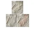 Three pairs of ballet-style silk blend socks in cream, white, and soft pink colors - 3 Pairs Pack / Cream + White + Baby Pink