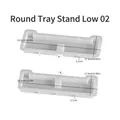 Silicone mold for a low-profile round tray stand, flexible resin DIY craft tool set - Tray Support Legs - Short