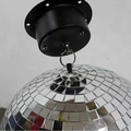 Black electric motor rotating mechanism for mirror disco balls with metal hanging ring - 1pc Motor