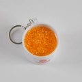 Funny realistic miniature corn porridge bowl keychain with metal ring and logo - Large / Millet Porridge Keychain
