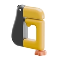 Portable toucan-shaped desk bag hook in yellow and black with adjustable knob - Thinking Duck-Black