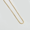 Verstellbare goldene venezianische Halskette mit elegantem Box-Chain-Muster - Box Kette / Gold