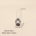 Miniature black lantern model for Christmas dollhouse decoration height 7.7cm - No.27 - 7.7cm Plastic Miniature Oil Lamp