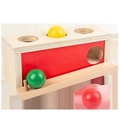 Wooden Montessori object permanence box with colorful balls for toddler motor skills training - Ball Pressing Table 0.7kg