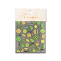 Adesivi per unghie 5D vitamina C con fette realistiche di kiwi, arancia e limone - Serie Famiglia Vitamina C (to1904)