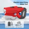 Red electric high-capacity 1200ml water gun toy for kids with rechargeable battery - Electric Pulse High Pressure China Red