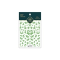 3D embossed green floral vine nail sticker TS-1606 with relief texture by TENSOR - TS-1606 Dreamy Flowers (TS-1606)