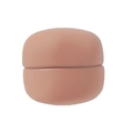 Boucle magnétique minimaliste pour écharpe de couleur rose chair mate - Rose Nude (CK052)