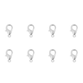 8-piece set of silver stainless steel lobster clasps for DIY jewelry making - Lobster Clasps 6x9mm (5pcs/Bag) / Steel