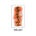 Tatuaje temporal impermeable WS-247 con diseño de cicatriz de herida cosida realista - Puntada Única (WS247)