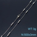 Silver Necklace (KN232164-Z)