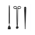 Black 3-Piece Set (Small Bell Snuffer)