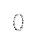 Anello infinity minimalista in argento sterling S925 con finitura in metallo lucido - Taglia US 6 / Argento