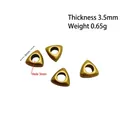 Antique bronze alloy triangle spacer bead No. 23 for handmade DIY jewelry crafting - 23# Style