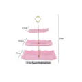 3-Layer Square Pink Gold