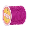 Rose red 72 jade thread spool for professional jewelry weaving and handmade crafts - Reddish Purple