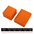 Premium LED ring jewelry storage box with seamless finish and built-in spotlighting - Premium - Bangle Box / Orange