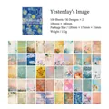Vintage art paper set with 100 sheets of 50 classic master paintings for DIY journaling - Yesterday's Image