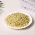 Natural raw yellow citrine crystal stones in a white plate for home fragrance decoration - 100g Of Colored Citrine (5-7mm)