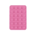 Pink minimalist 24-suction cup silicone phone mat with anti-slip adhesive backing - Standard Style (24-Suction Cup) / Pink