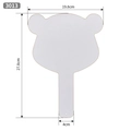 Panda-shaped double-sided whiteboard with handle, portable writing board 19.8x27.8cm - 19.8x27.8cm