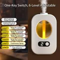 White automatic fragrance diffuser with 6 adjustable modes and digital LED display - Upgrade 6-Gear Light & Digital Display Aroma Diffuser / White