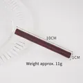 Realistic 10cm dark brown PVC chocolate wafer stick prop for photography and display - Chocolate Color Stick