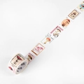 Vintage washi tape met paddenstoelen, botanische illustraties en retro poststempels - Paddenstoel Notities
